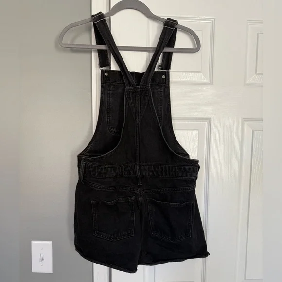 Madewell black short overalls - Picture 3 of 4